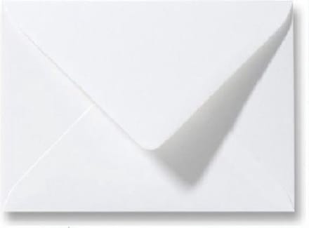 100 Luxe Enveloppen - C7 - wit - 8,1x11,4cm - 110 grams - Geschikt voor A7