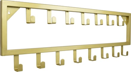 LOFT42 Bono Kapstok – Goud – Metaal – 15 haken - 80x26x4