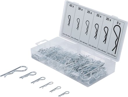 BGS Veersplitpenassortiment Ø 2,4 - 4,0 mm – 150-delig