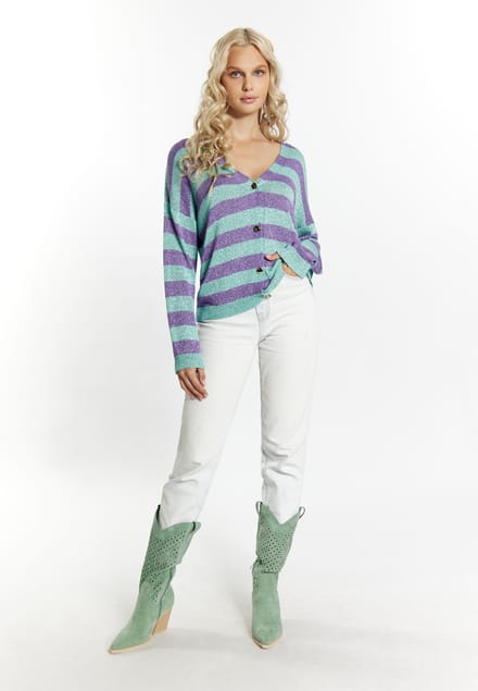 IZIA Vest Dames Aqua Paars