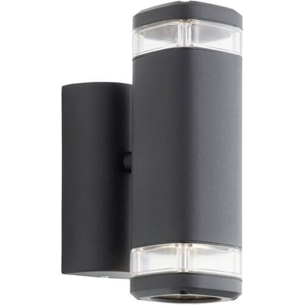 Wandlamp Brilliant Jandy Up & Down Buitenkant 18 W Zwart GU10