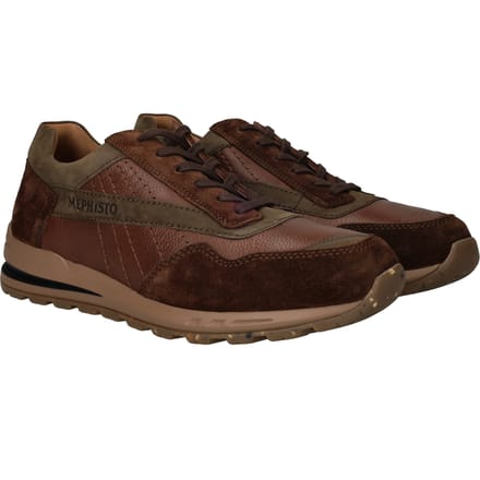 Mephisto Barth Velsport Sneakers - Heren - Cognac - Maat:41