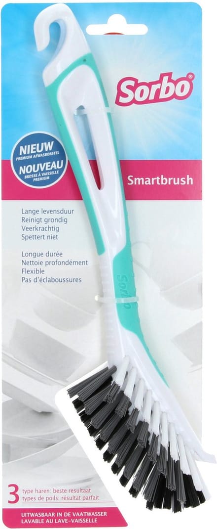 Sorbo Afwasborstel - smartbrush - groen - vezelharen