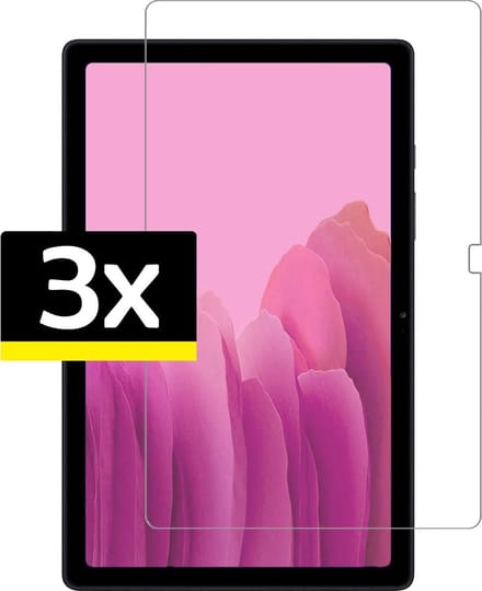 Screenprotector - Geschikt voor Samsung Galaxy Tab A7 (2020) - 3 Stuks - Extra Sterk - Beschermglas - Gehard Glas - Tempered Glass - Screen Protector