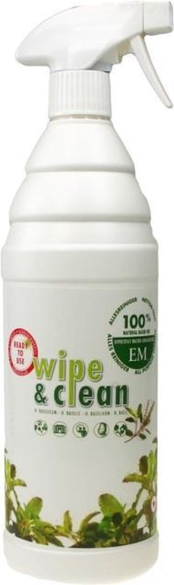 Wipe en Clean reinigingsmiddel - Basilicum