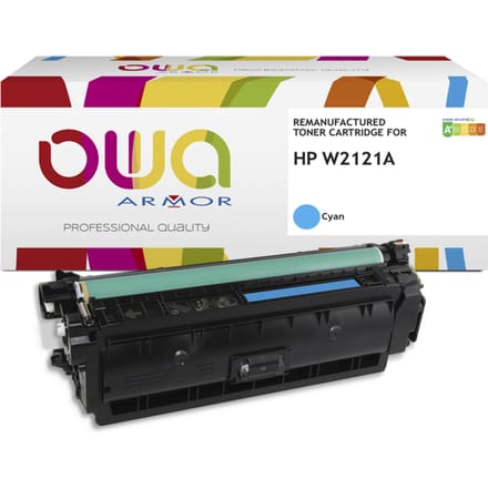 Tonercartridge OWA alternatief tbv HP W2121A blauw