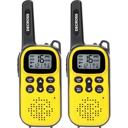 DECROSS DC43 Gelb 2er-Set DC4311100002000 PMR-portofoon