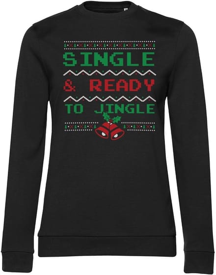 Hybris Dames Single Ready To Jingle Girly-sweatshirt SH-53-16086-H71-13