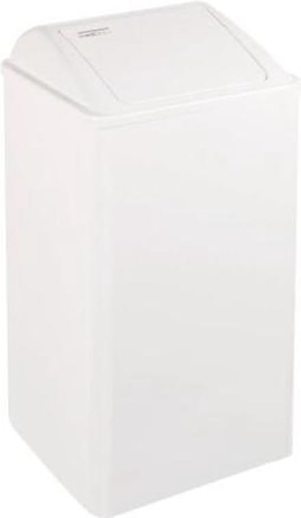 Mediclinics | Afvalbak | Gesloten | Wit | Inhoud 65 liter