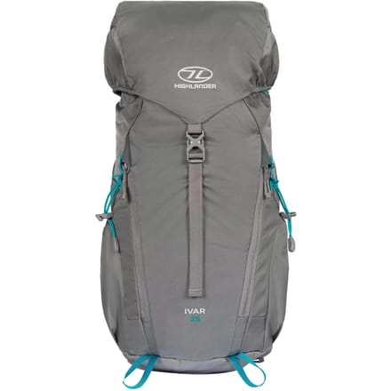Highlander rugzak Ivar Haar Grey voor dames 25 liter - Grijs