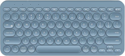 Draadloos Compact Bluetooth Toetsenbord - QWERTY - Ergonomisch Ontwerp - Verbindt Meerdere Apparaten - Oplaadbaar via USB-C