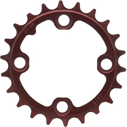 Ket-Blad 22T.Alu 22 Tands, 64 Mm Gatafstand, Redwin Rood