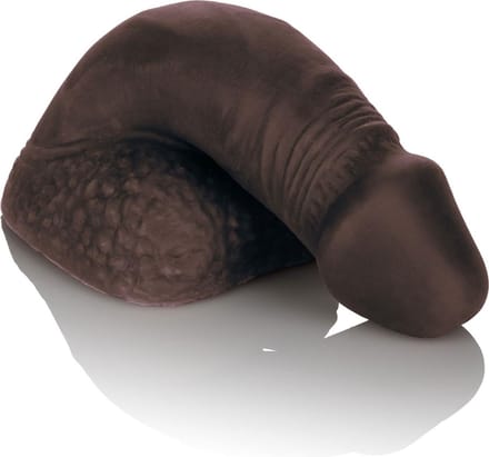 Calexotics - Siliconen Packing Penis - Slappe Penis - FtM Drag - 12,75 cm - chocolate/donkerbruin
