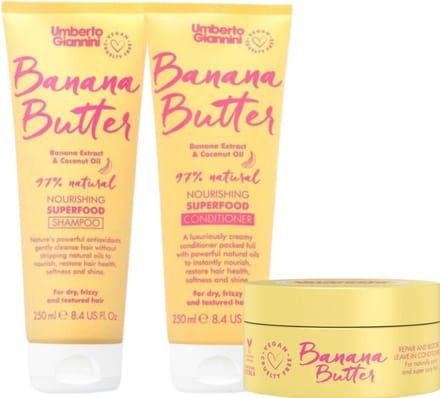 Umberto Giannini - Banana Butter Set - 250+250+200ml