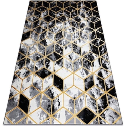 Kleden Rugsx Tapijt GLOSS 3D modern 409A 82 Kubus 80x150 cm