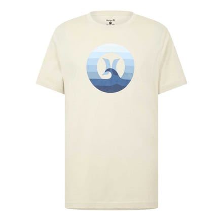 Hurley Heren T-shirt Wave (Crème)