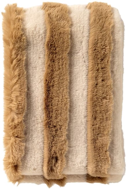 Dutch Decor - ELLIOT - plaid 130x160 cm - imitatiebont - Irish Cream - beige