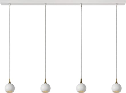 Lucide FAVORI - Hanglamp - 4xGU10 - Wit