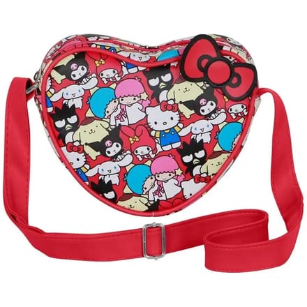 Schoudertas voor vrouwen Karactermania Hello Kitty Friends Hearts