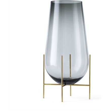 Audo - Echasse vaas - gerookt glas  - L - 4 - 6 Wochen