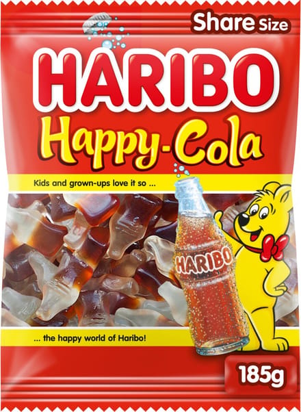 Haribo Happy Cola - 20 x 185 gr - Voordeelverpakking