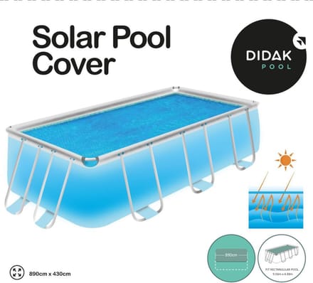 Didak Pool Solar Cover voor Powersteel Rechthoekig - 9,56 m