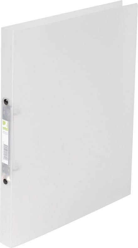 Q-CONNECT ringmap, PP, 2 ringen, 16 mm, transparant 12 stuks