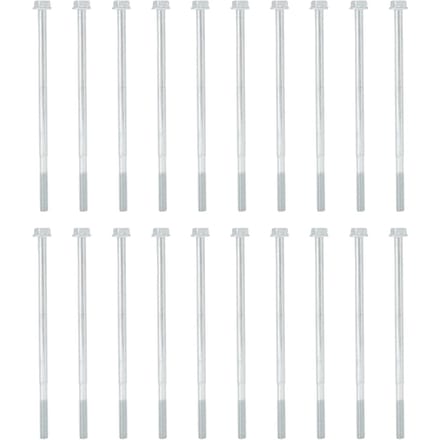 20 stuks Lange Zeskantbout Flens Platte Kop Schroef Vervanging M6x135 Generator Hardware Fittingen