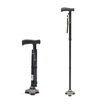 Opvouwbare Wandelstok Hurrycane Zwart