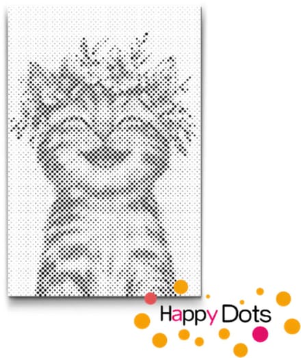 HappyDots DOT Painting Katten 10 20x30cm