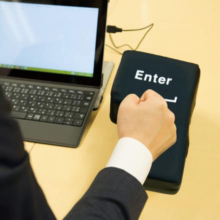Creatieve Grote Enter-toets computer USB oversized Enter-toets om te ventileren en te decompresseren Grote Enter-toets dutje white