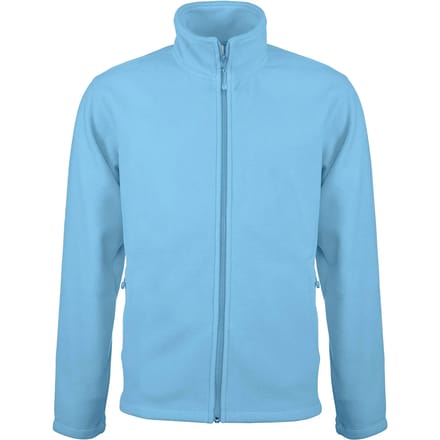 Kariban Microfleece met rits heren K911 - sky blue - M