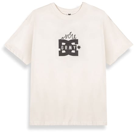 Grimey The Swarm Dc Shoes X Regular T-shirt Met Korte Mouwen Beige M