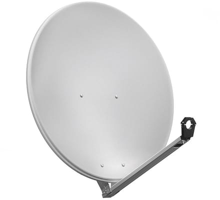 Pro 80 cm Aluminium satellite dish light gray - for i