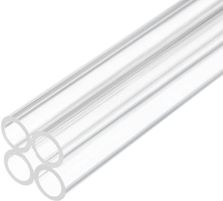 Allecto - 6 inch doorzichtige plastic buis - acryl en polycarbonaat