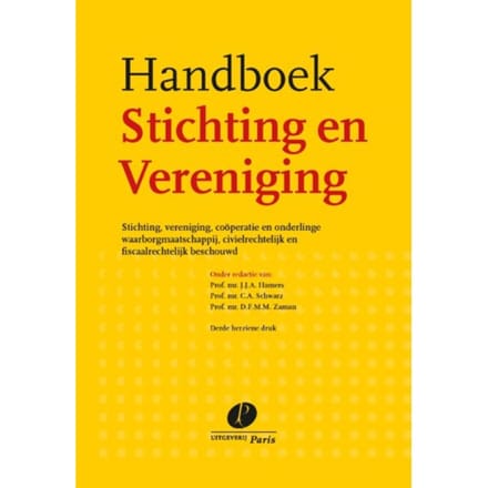 Handboek Stichting En Vereniging