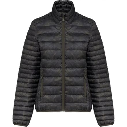 Kariban Ladies' lightweight padded jacket K6121 - Jungle Camo - S