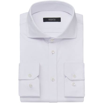 Desoto Luxury Overhemd Uni Luxury Jersey Wit / male