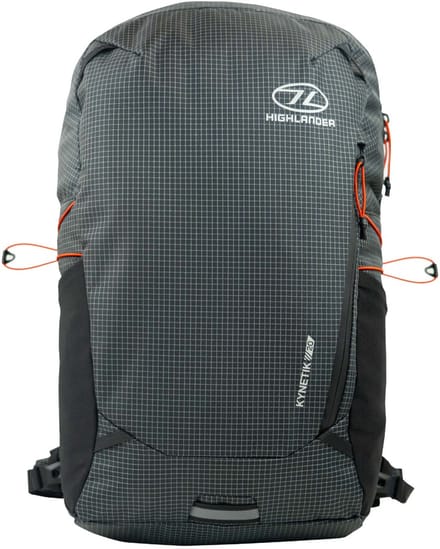 Highlander rugzak allround Kynetik 20 liter - Zwart