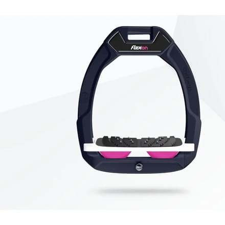 Veiligheidsstijgbeugels Rijtunnel Ultra Grip Bordeaux/Wit/Rose Flex-On Safe-On