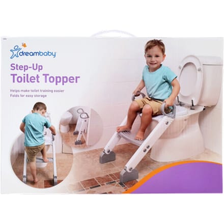 Potjestraining Stoel - DREAMBABY - STEP-UP - Toiletverkleiner - 2 verstelbare treden - Grijs