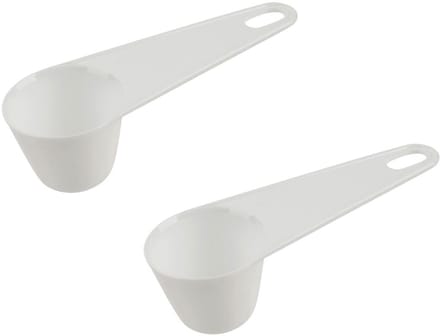 Set van 2 plastic theelepels Fackelmann