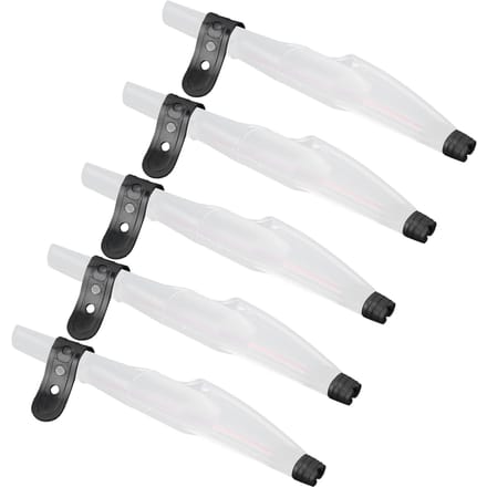 5 stuks plastic telescopische hengeltopbeschermers voor het vissen op zee 4# white
