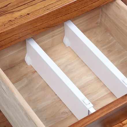 Witte ABS Telescopische Lade Organizer, Bureau Opbergverdeler, 1 stuks Solide Ladeverdeler