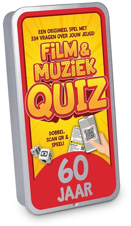 Spel - Film & muziek quiz - 60 jaar