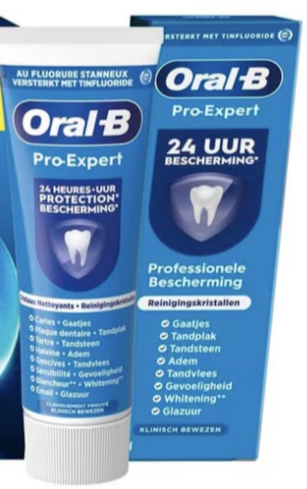 Oral B - Tandpasta - Pro-Expert - 24u Bescherming - 75ml x 4