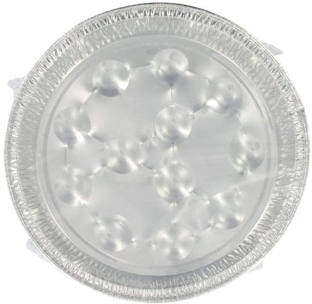 Set van 10 slakkenborden van aluminium 17,5 cm Fackelmann