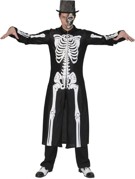 Skelet pak Halloween heren
