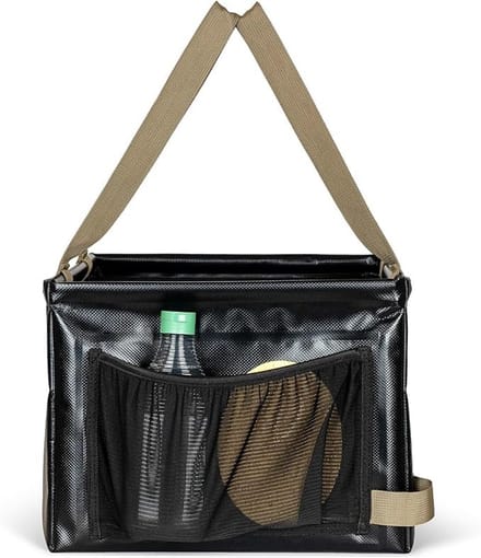 Thijox - Opvouwbare Campingafwasbak 25 Liter met Lange Handgrepen en Opbergvak - Compacte Wasbak voor Kampeerservies, Ideaal voor Kamperen en Outdoor