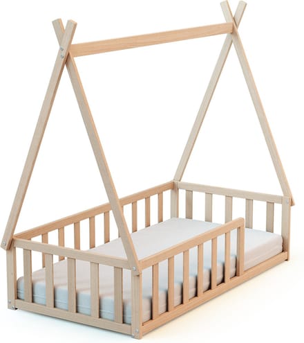 WEBABY - Tipi bed in hout Beuken onbewerkt